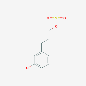 molecular formula C11H16O4S B8643353 Methanesulfonic acid 3-(3-methoxy-phenyl)-propyl ester 