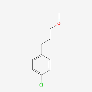 molecular formula C10H13ClO B8643409 3-(4-Chlorophenyl)propyl methyl ether CAS No. 404582-65-6