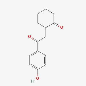 Cyclohexanone, 2-[2-(4-hydroxyphenyl)-2-oxoethyl]-