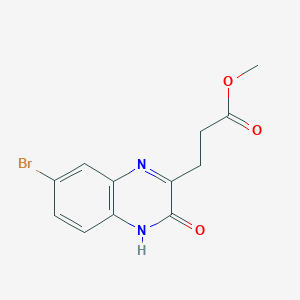 Methyl 3-(7-bromo-3-oxo-3,4-dihydroquinoxalin-2-yl)propanoate