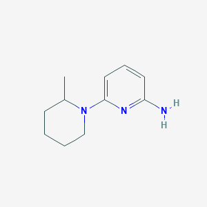 molecular formula C11H17N3 B8643468 6-(2-Methylpiperidin-1-yl)pyridin-2-amine CAS No. 1314354-81-8