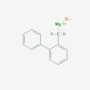 molecular formula C13H11BrMg B8643482 (Biphenyl-2-ylmethyl)magnesium bromide, 0.25 M in THF 