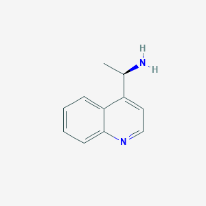 molecular formula C11H12N2 B8643533 (R)-1-(quinolin-4-yl)ethanamine CAS No. 1001906-55-3
