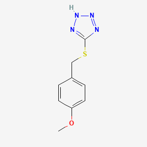 5-{[(4-Methoxyphenyl)methyl]sulfanyl}-2H-tetrazole