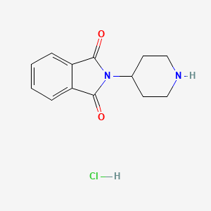 molecular formula C13H15ClN2O2 B8644157 2-(Piperidin-4-yl)isoindoline-1,3-dione hydrochloride 