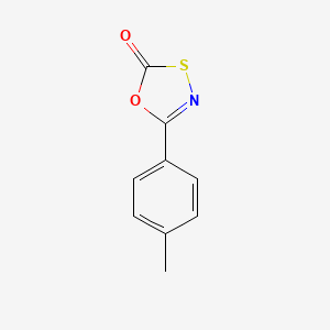 molecular formula C9H7NO2S B8644188 (4-Methylphenyl)-1,3,4-oxathiazol-2-one 