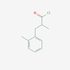(+/-)-2-Methyl-3-(2-tolyl)-propionyl chloride