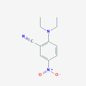 molecular formula C11H13N3O2 B8644201 5-Nitro-2-diethylaminobenzonitrile 