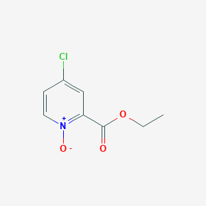 molecular formula C8H8ClNO3 B8644226 4-Chloropicolinic acid ethyl ester N-oxide CAS No. 850897-67-5