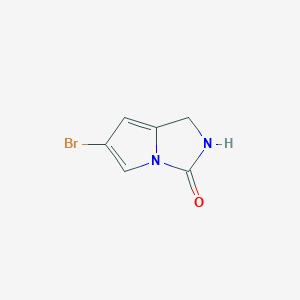 6-Bromo-1,2-dihydro-3H-pyrrolo[1,2-c]imidazol-3-one