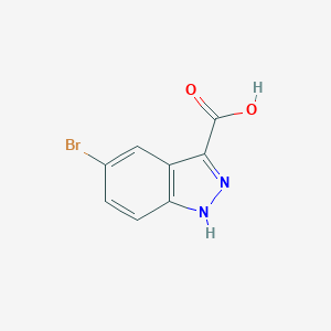 B086443 5-bromo-1H-indazole-3-carboxylic Acid CAS No. 1077-94-7