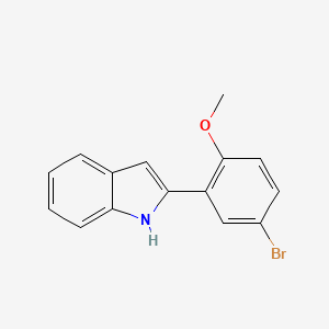 2-(5-bromo-2-methoxyphenyl)-1H-indole