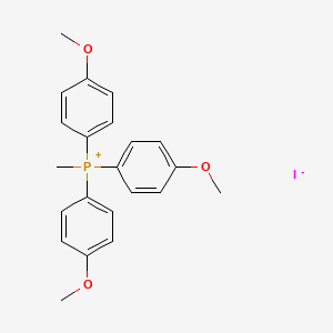 molecular formula C22H24IO3P B8644320 Methyltris(4-methoxyphenyl)phosphonium iodide 
