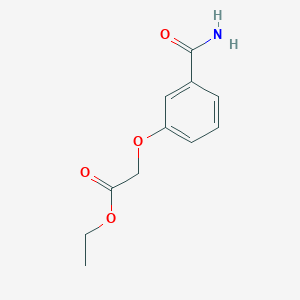 Ethyl 2-(3-carbamoylphenoxy)acetate