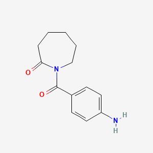 molecular formula C13H16N2O2 B8644404 1-(4-Aminobenzoyl)azepan-2-one CAS No. 7335-46-8