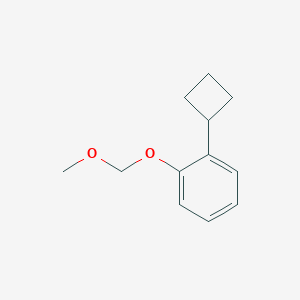 molecular formula C12H16O2 B8644412 1-Cyclobutyl-2-methoxymethoxybenzene 