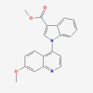 Methyl 1-(7-methoxyquinolin-4-yl)-1H-indole-3-carboxylate