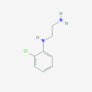 molecular formula C8H11ClN2 B8644453 2-[(2-Chlorophenyl)amino]ethanamine 