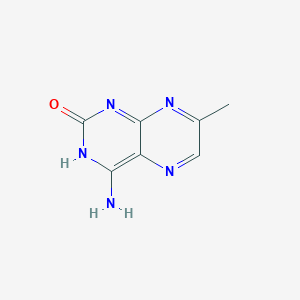 molecular formula C7H7N5O B8644460 4-Amino-7-methylpteridin-2(3H)-one CAS No. 95581-91-2