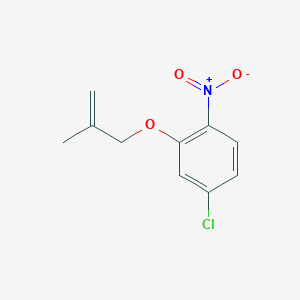 4-Chloro-2-(2-methyl-2-propen-1-yloxy)nitrobenzene