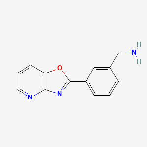 2-[3-(Aminomethyl)phenyl]oxazolo[4,5-b]pyridine