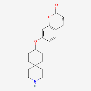 molecular formula C19H23NO3 B8644499 7-(3-Aza-spiro[5.5]undec-9-yloxy)-chromen-2-one CAS No. 918644-67-4