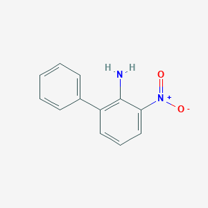 molecular formula C12H10N2O2 B8644519 2-Amino-3-nitrobiphenyl CAS No. 87666-60-2
