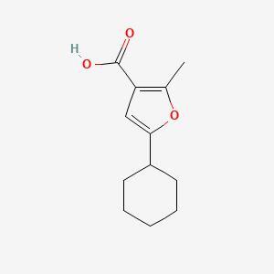 3-Furancarboxylic acid, 5-cyclohexyl-2-methyl-