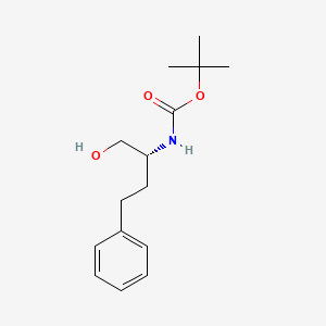 molecular formula C15H23NO3 B8644587 Boc-(R)-2-amino-4-phenylbutan-1-ol 