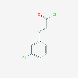 molecular formula C9H6Cl2O B8644643 3-(3-CHLOROPHENYL)PROP-2-ENOYL CHLORIDE 