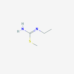 molecular formula C4H10N2S B8644720 N-ethyl-S-methyl-isothiourea CAS No. 44595-80-4