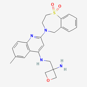 molecular formula C23H26N4O3S B8644763 Syncytial Virus Inhibitor-1 