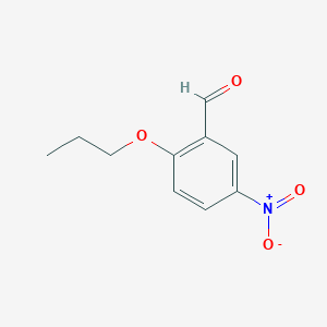 molecular formula C10H11NO4 B8644801 5-Nitro-2-propyloxybenzaldehyde 