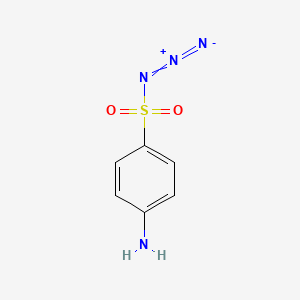 molecular formula C6H6N4O2S B8644817 4-Aminobenzenesulfonyl azide CAS No. 14860-69-6