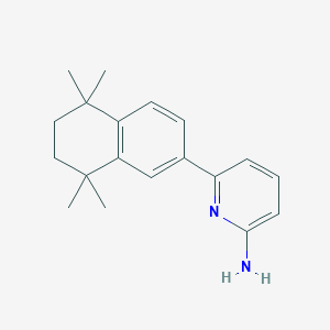 6-(5,5,8,8-Tetramethyl-5,6,7,8-tetrahydronaphthalen-2-yl)pyridin-2-ylamine