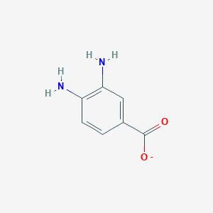 molecular formula C7H7N2O2- B8644857 3,4-Diaminobenzoate 