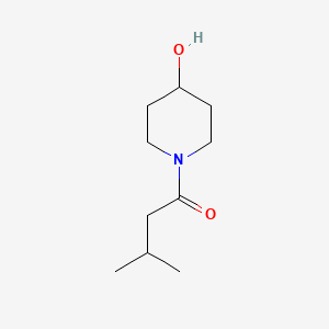 1-(4-Hydroxypiperidin-1-yl)-3-methylbutan-1-one