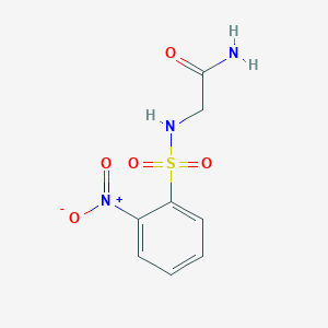 [(2-Nitrophenylsulfonyl)amino]acetamide