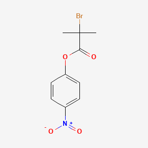 molecular formula C10H10BrNO4 B8644963 4-Nitrophenyl 2-bromo-2-methylpropanoate CAS No. 116729-21-6