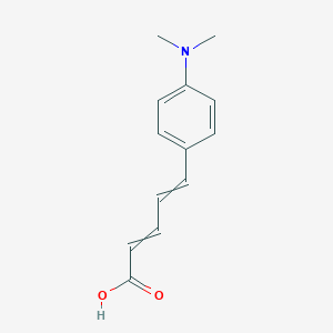 molecular formula C13H15NO2 B8644999 5-[4-(Dimethylamino)phenyl]penta-2,4-dienoic acid CAS No. 31235-99-1