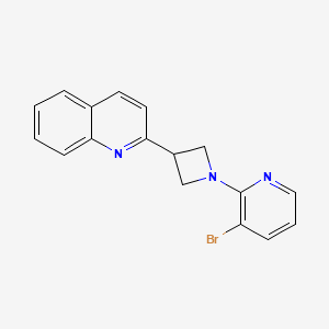 2-[1-(3-Bromo-pyridin-2-YL)-azetidin-3-YL]-quinoline