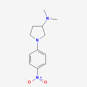 N,N-dimethyl-1-(4-nitrophenyl)pyrrolidin-3-amine