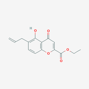 ethyl 6-allyl-5-hydroxy-4-oxo-4H-chromene-2-carboxylate