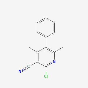 2-Chloro-4,6-dimethyl-5-phenylpyridine-3-carbonitrile