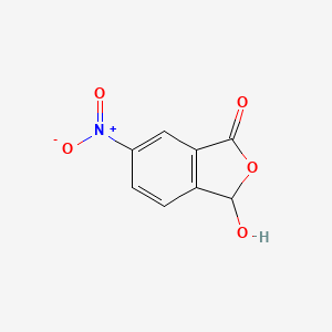 molecular formula C8H5NO5 B8645103 3-Hydroxy-6-nitroisobenzofuran-1(3h)-one 