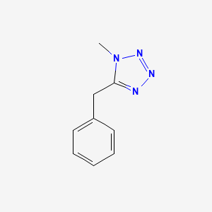 molecular formula C9H10N4 B8645125 1-Methyl-5-benzyl-1H-tetrazole 