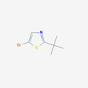 molecular formula C7H10BrNS B8645127 2-(Tert-butyl)-5-bromothiazole 