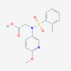 N-(6-Methoxypyridin-3-yl)-N-(o-tolylsulfonyl)glycine
