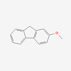 molecular formula C14H12O B8645235 2-Methoxy-9H-fluorene CAS No. 2523-46-8