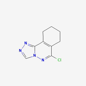 molecular formula C9H9ClN4 B8645259 6-Chloro-7,8,9,10-tetrahydro-[1,2,4]triazolo[3,4-a]phthalazine 